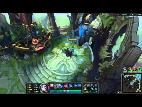 League Of Legends Ft Jinx On Bot (Game 99 Patch 6.5)
