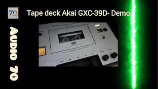 Video thumbnail for Akai GXC-39D Demo by Audio 70