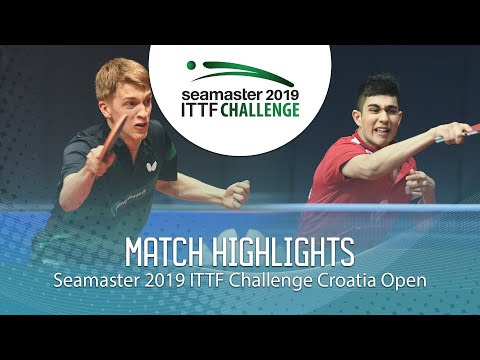 Anton Kallberg vs Kanak Jha | 2019 ITTF Challenge Croatia Open (R16)