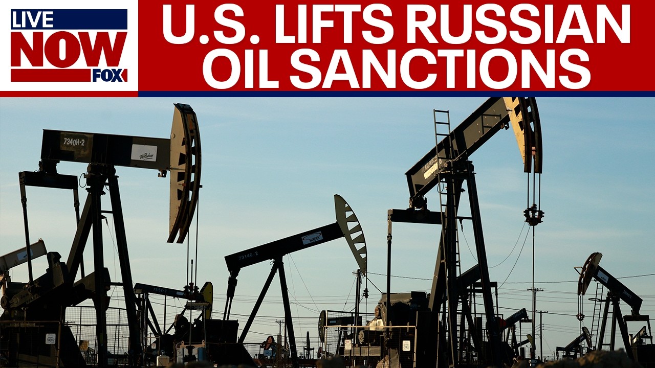 U.S. temporarily lifts sanctions on Russian oil currently 'stranded at sea'