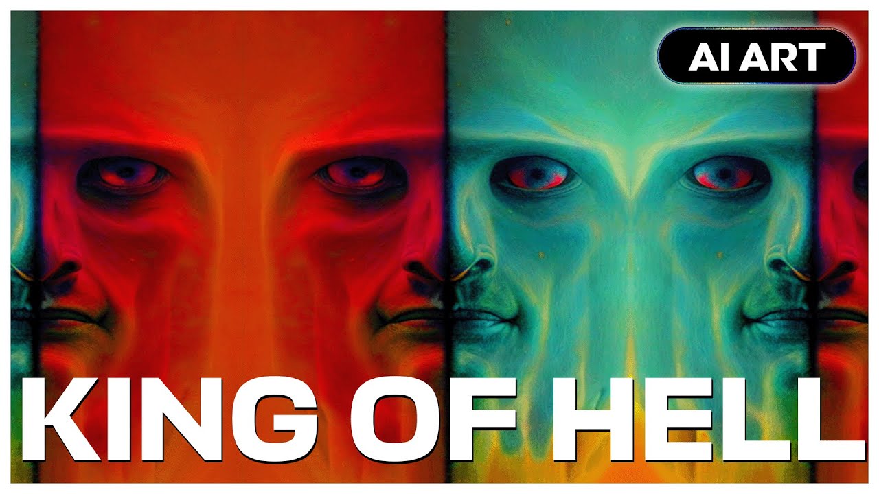 KING OF HELL, Interpreted by AI (Stable Diffusion)