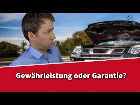 Gewährleistung und Garantie - Was ist der Unterschied? | Rechtsanwalt Dr. Achim Zimmermann