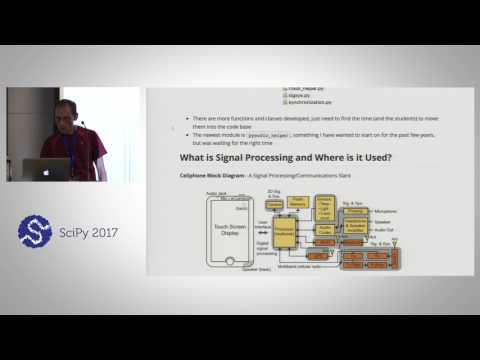 Signal Processing and Communications Hands On Using scikit dsp comm | SciPy 2017 Tutorial | Mark Wic