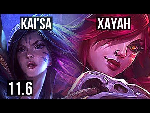 KAI'SA & Sett vs XAYAH & Galio (ADC) (DEFEAT) | Penta, 300+ games | KR Grandmaster | v11.6