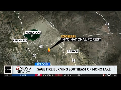 U.S. Forest Service working to contain fire in the Inyo National Forest