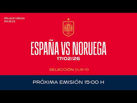 España vs Noruega I Sub19 masculina I E. M. Guillermo Amor (Benidorm) | 🔴 SEFUTBOL