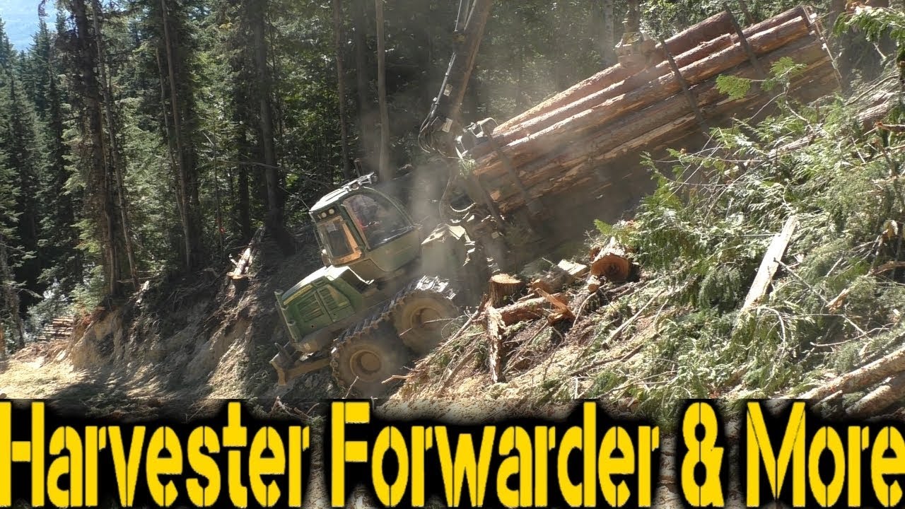 John Deere 1910E | steep slope logging | Northamerica Tour '17