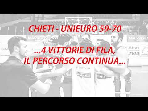 Chieti - Unieuro 59-70, gli highlights