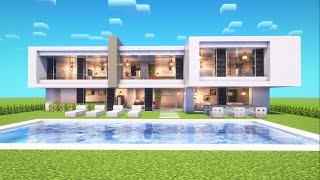 Minecraft: How to Build a Modern House Tutorial #53