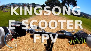 KingSong Electric Scooter FPV Raw Footage, 4K60FPS