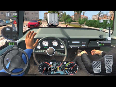 OLD TRASH CARS CAB DRIVER 🚖💩  City Car Driving Games Android iOS - Taxi Sim 2020 Gameplay