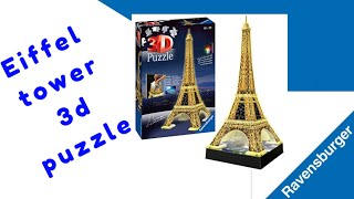 Eiffel Tower 3D PUZZLE Ravensburger build step by step