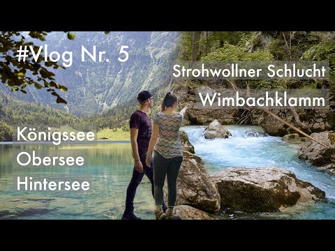 Die schönsten Orte in Berchtesgaden!😳 Königssee, Obersee, Hintersee und die Wimbachklamm (Vlog Nr.5)