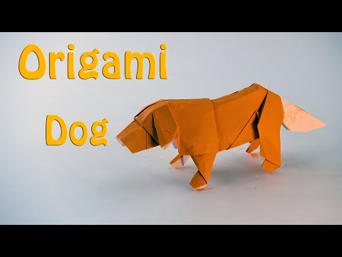 Origami Dog - How to Make a Paper Dog！