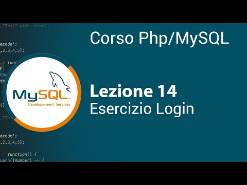 PHP/MYSQL Tutorial Italian 14 - Creating a REGISTRATION and LOGIN System