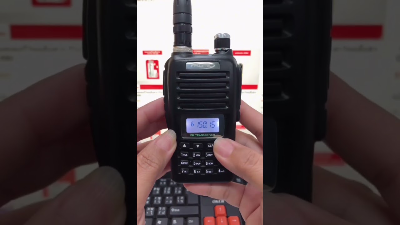 สาธิตวิธีเมมช่องใช้งานวิทยุสื่อสาร fujitel รุ่น fb-146 by intertec