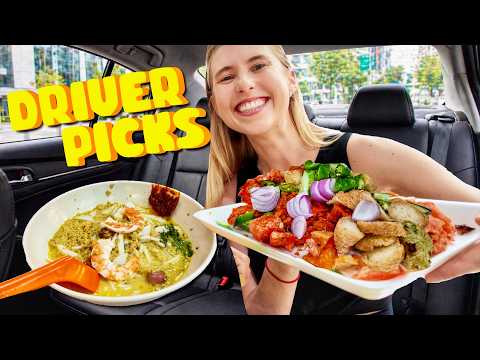 I let Singapore taxi drivers decide everything I ate...