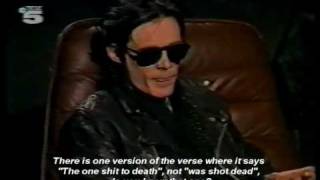 Offbeat Interview with Andrew Eldritch (german tv/english subtitled) 2/3