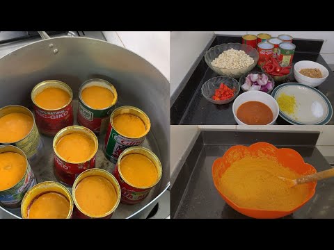 HOW TO MAKE MOI MOI USING TIN #moimoi #beans #beansrecipe #nigerianmoimoi #howtomake #howtomakebeans