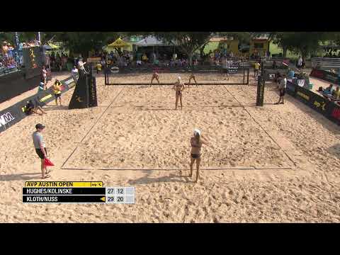AVP Pro Series Austin Open | Hughes/Kolinske vs. Kloth/Nuss | Court 1 | Sunday