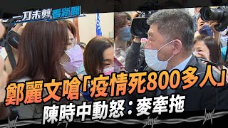 Re: [新聞] 鄭麗文狂噴「疫情死800人」緊迫盯人 陳時