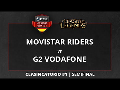 Movistar Riders vs. G2 Vodafone - P1 - Semifinal - ESL Masters Gamepolis 2017 - Clasificatorio #1