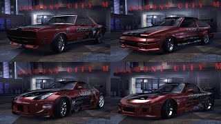 Touge Union Team Cars in Need for Speed Carbon