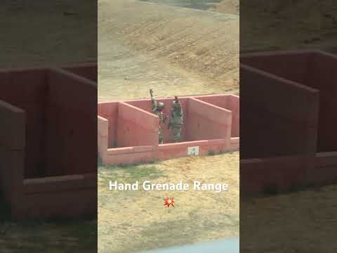Throwing a Real Hand Grenade 💥 #army