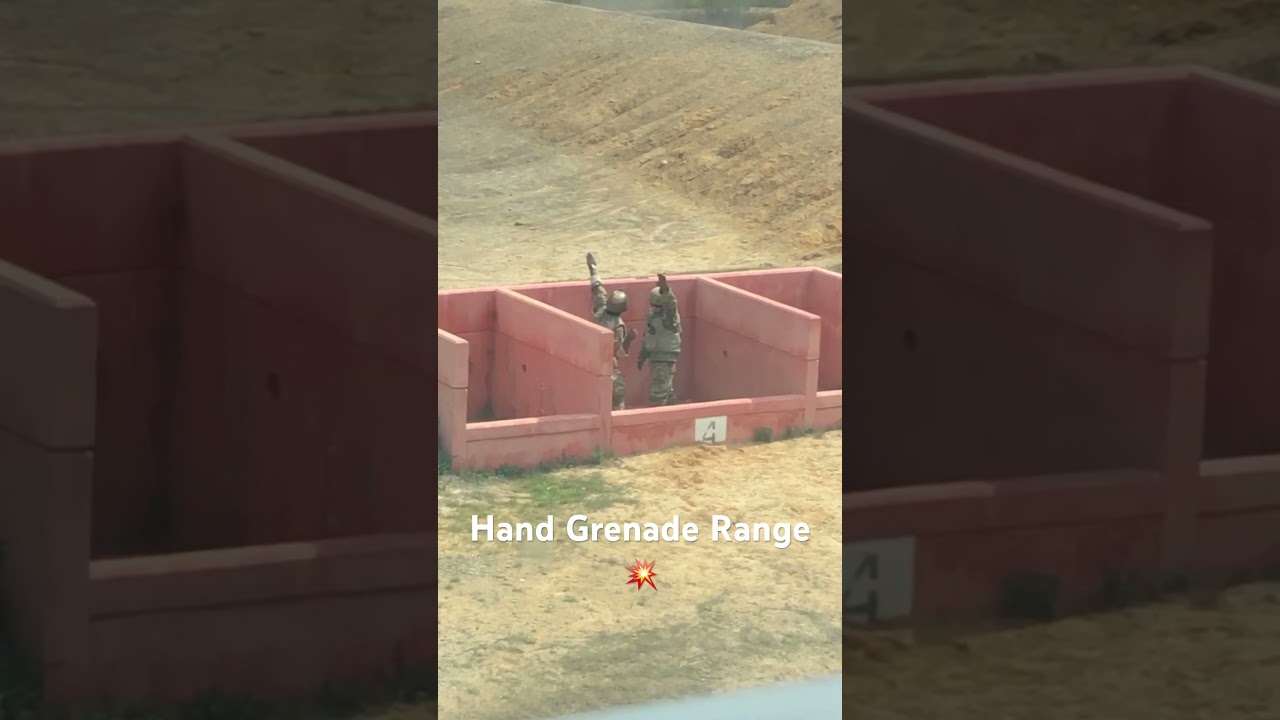 Throwing a Real Hand Grenade 💥 #army