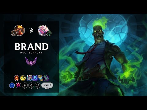Brand Support vs Seraphine - EUW Master Patch 12.11