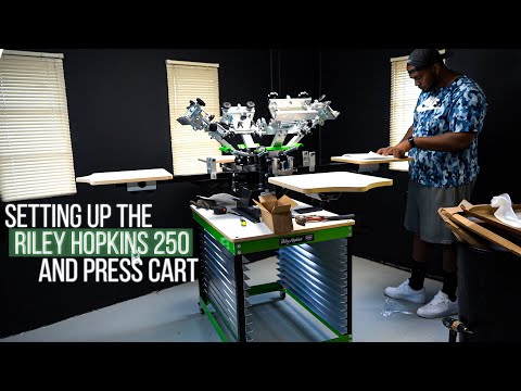Setting Up The New Press | Ryonet Riley Hopkins 250 & Press Cart