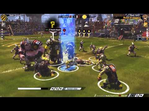 How to do a one turn touchdown in blood bowl 2.