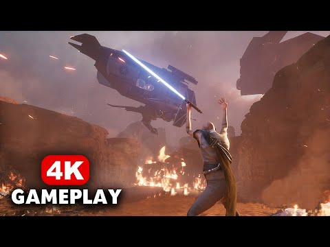 Star Wars Jedi Survivor - Cere vs Empire Army full Gameplay (PS5 4K 60FPS)