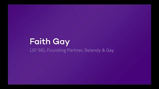 Faith Gay (JD’86) Addresses the Class of 2020