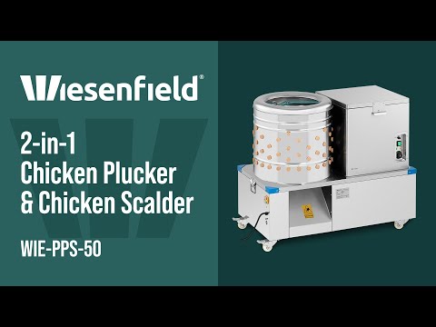 video - 2-in-1 Chicken Plucker & Chicken Scalder - drum 50 cm - 2 - 3 chickens per min