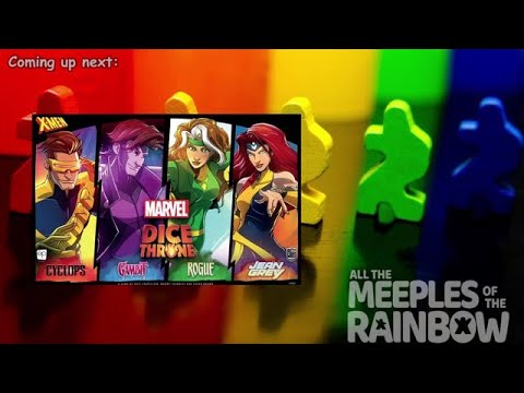 All the Games with Steph:  Marvel Dice Throne: X-Men – Cyclops v. Gambit v. Rogue v. Jean Grey