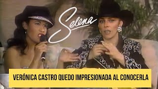 Veronica Castro quedo impresionada al conocer a Selena Quintanilla