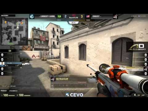 Luminosity vs Conquest Game 2 (CEVO-P CS:GO Season 8) - Vansilli & Dust