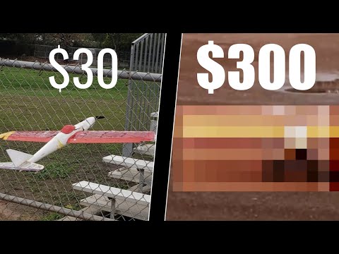 $30 RC plane VS $300 RC plane