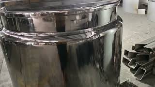Stainless-steel Reactor with top mounted single shaft mixer #painting #inks #sealant #adhesive