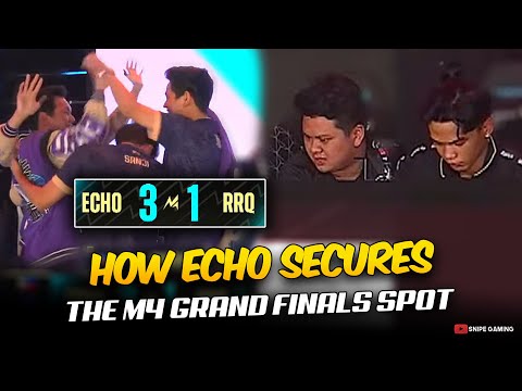THIS is HOW ECHO WON AGAINST RRQ in M4 LOWER BRACKET FINALS. . . 😮