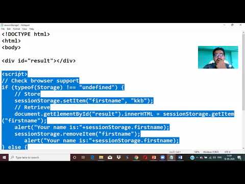Session Storage Demo