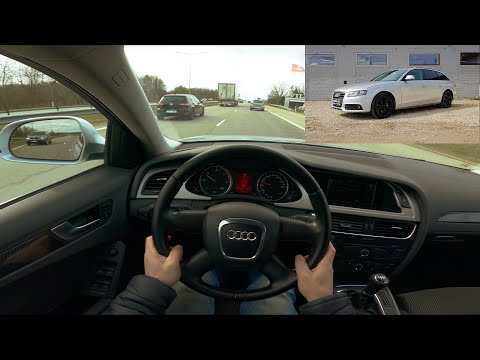 2008 Audi A4 Avant B8 8K 2.0 TDI 143 Hp POV Test Drive