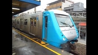 preview picture of video 'Alstom Metrópolis 4000 Supervia partindo de Duque de Caxias 4003/4004 HD'