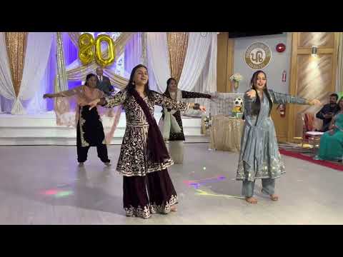 Tata’s 80th Birthday,Punjabi Dance performance #Surrey aale # Canada 🇨🇦 Nov. 19th 2022