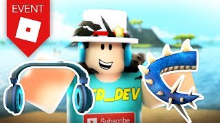 H!   ow To Do Events In Roblox à¤® à¤« à¤¤ à¤'à¤¨à¤² à¤à¤¨ à¤µ à¤¡ à¤¯ - how to get the aquaman headphones water dragon tail in booga booga roblox