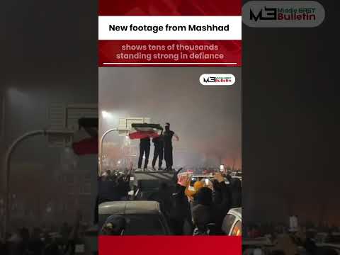 Massive Protests Rock Mashhad as Iran Unrest Escalates