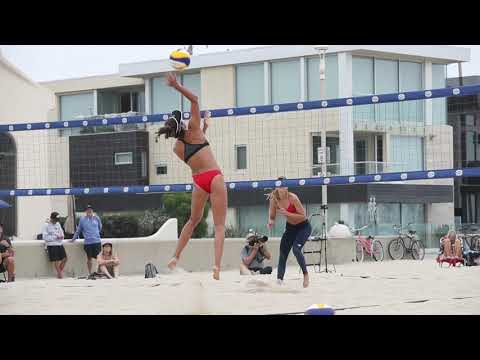 Women's Top Beach Volleyball Players Battle it Out In Hermosa Beach Day 2