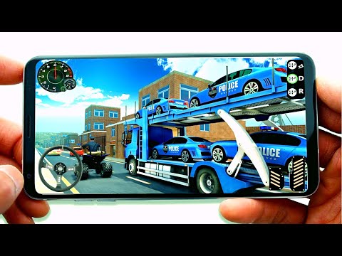 Transporting Police Car Game - Cargo Airplane Police Vehicle Transporter - Android GamePlay