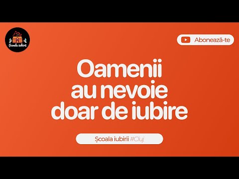 TOTI CEI DIN FATA NOASTRA NU VOR DECAT APRECIEREA SI ACCEPTAREA NOASTRA - SCOALA IUBIRII #CLUJ